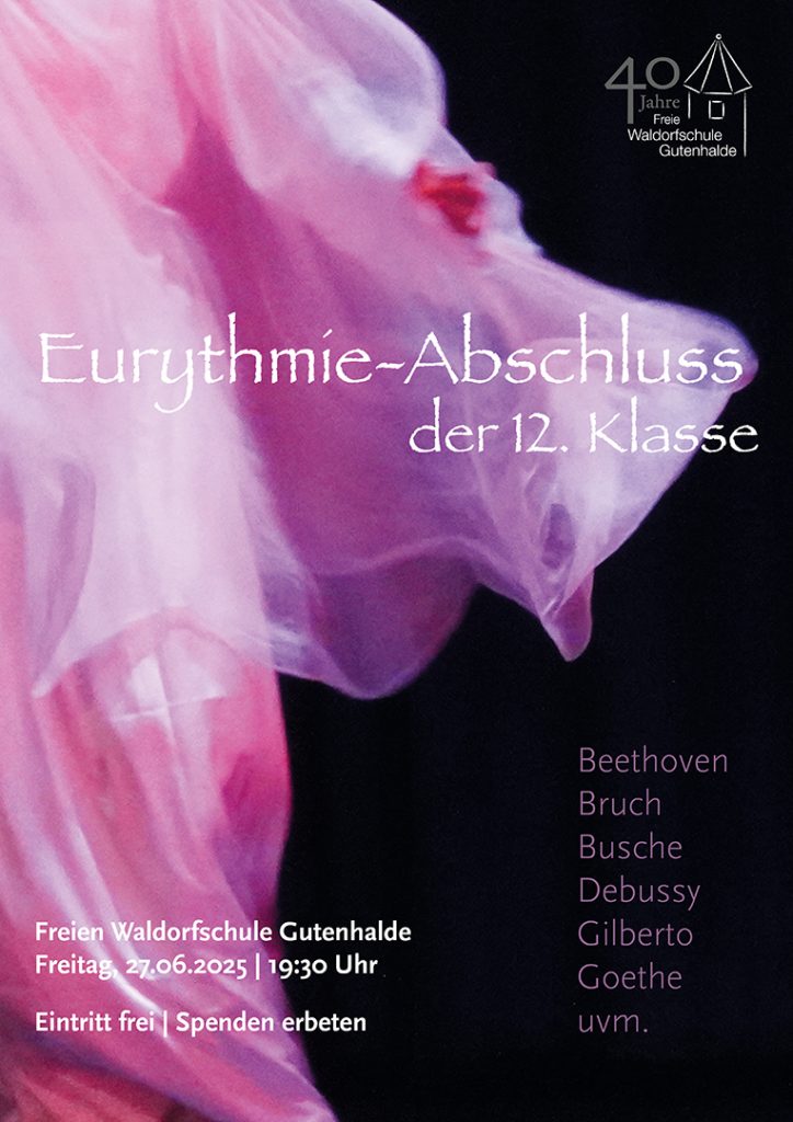 Eurythmieabschluss der 12. Klasse am 27. Juni 2025